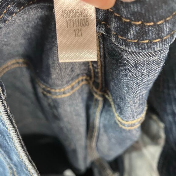 Chico's 2.5 Short Womens Straight Leg Medium Wash Jeans Size 14P Classic‎ Denim - Picture 2 of 16